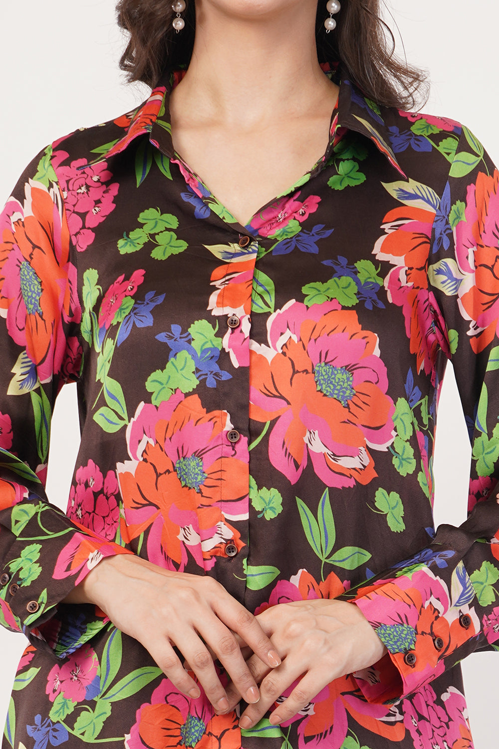 Flower Print Shirt