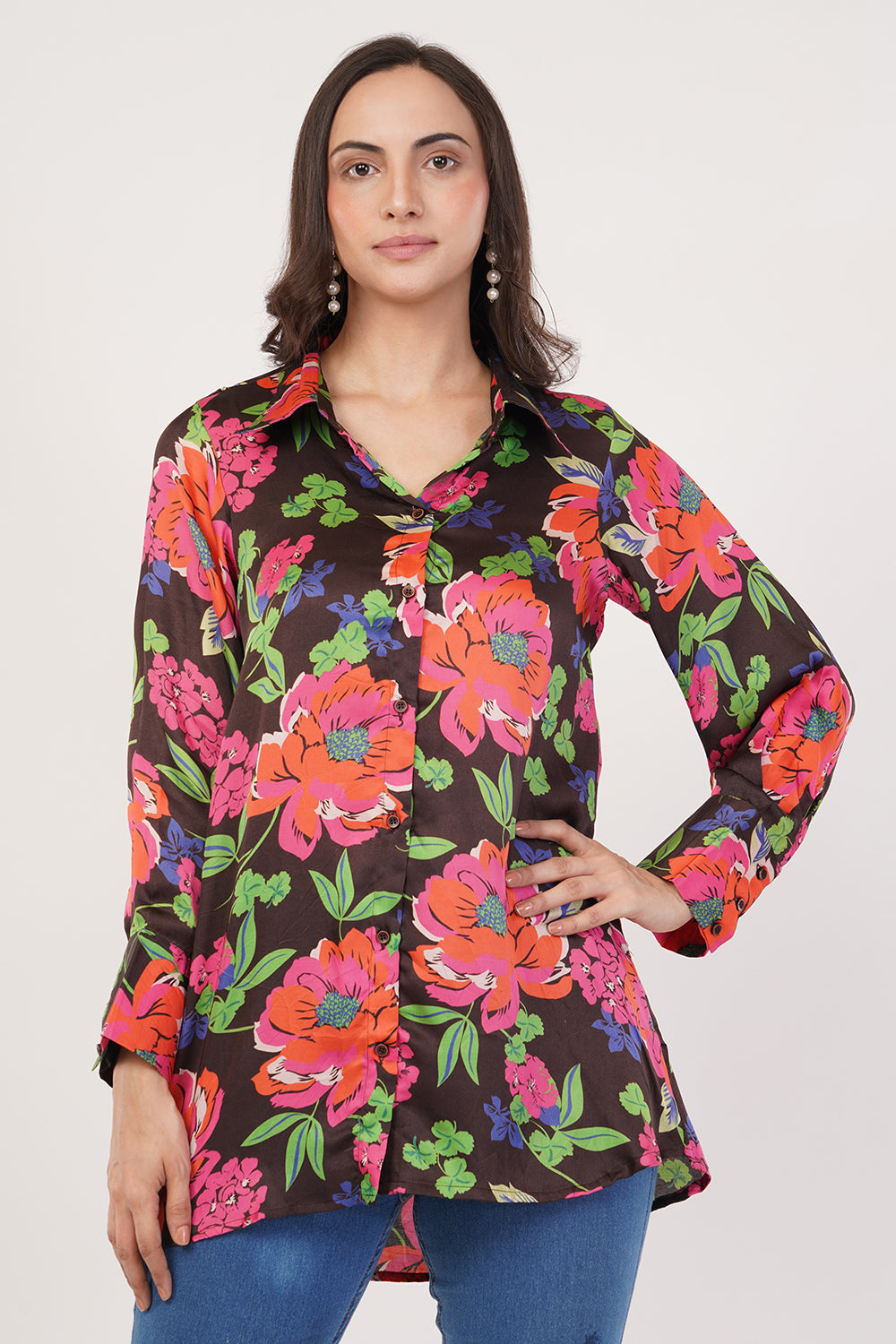 Flower Print Shirt