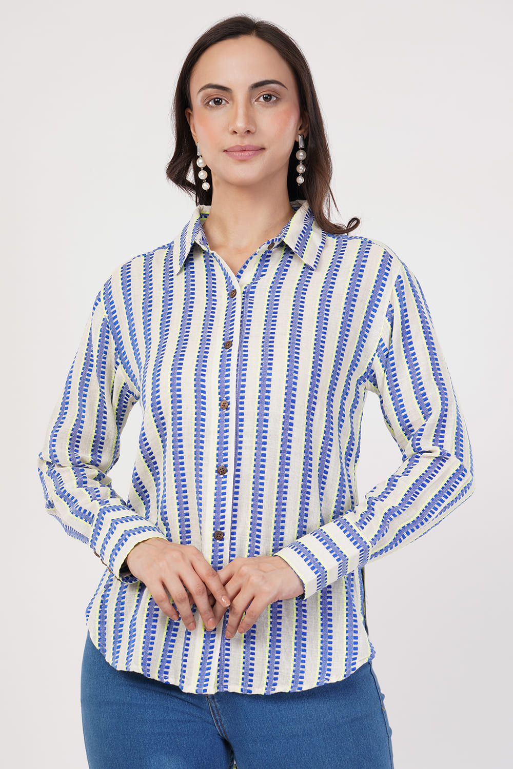 Stripe Blue Shirt