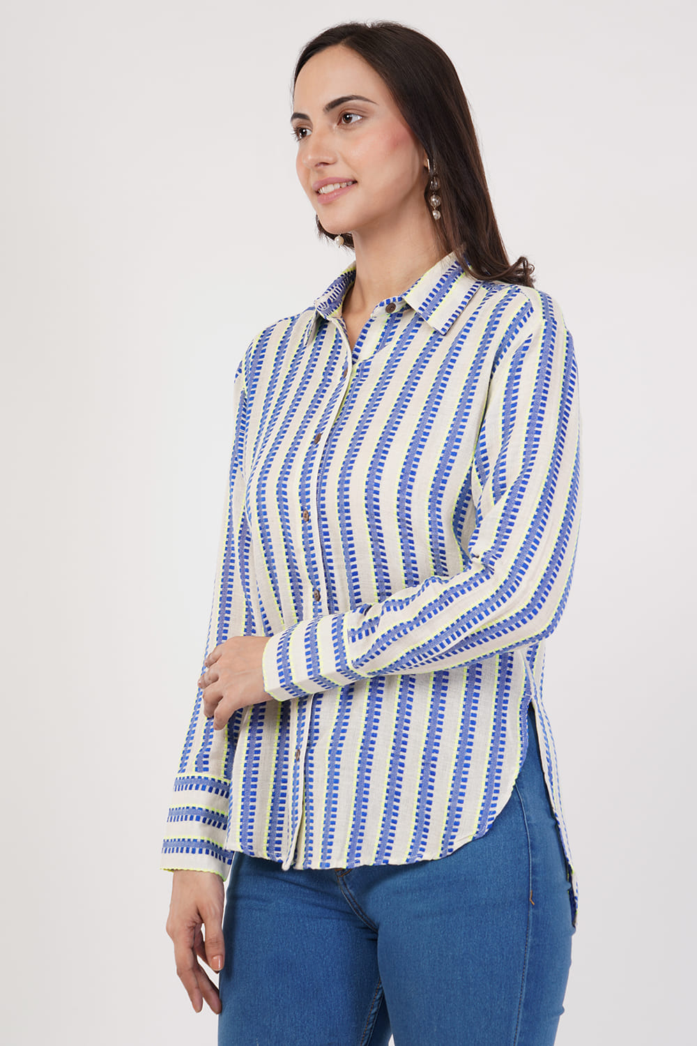 Stripe Blue Shirt