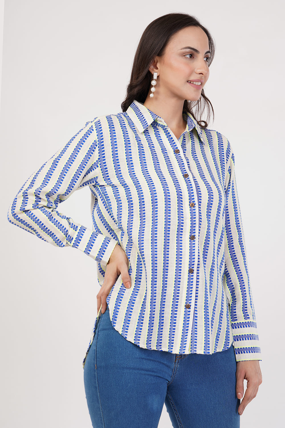 Stripe Blue Shirt