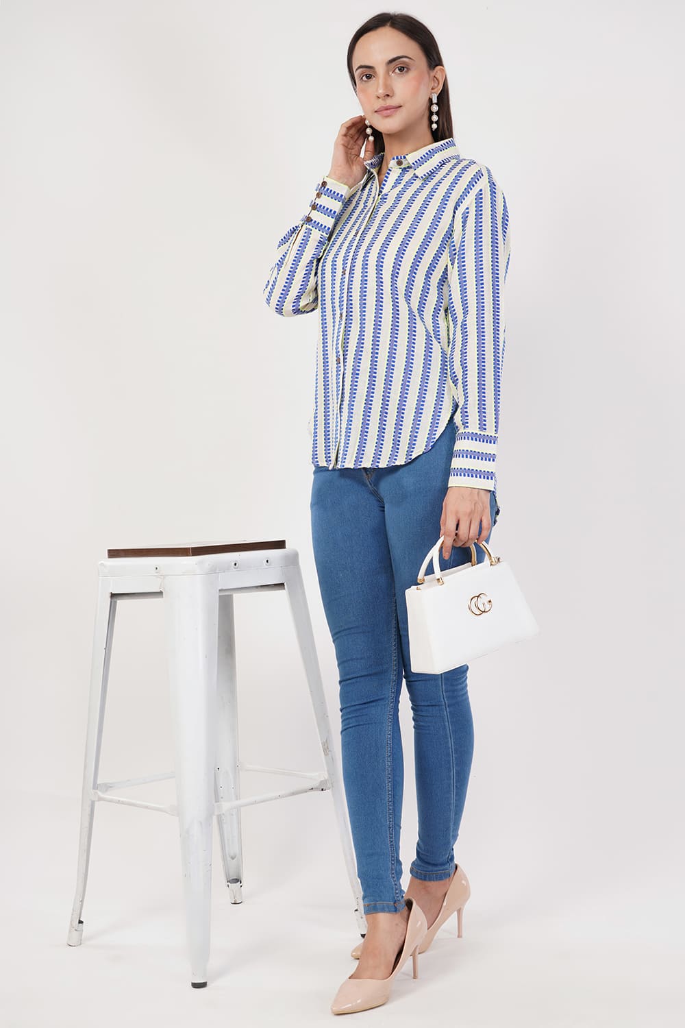 Stripe Blue Shirt