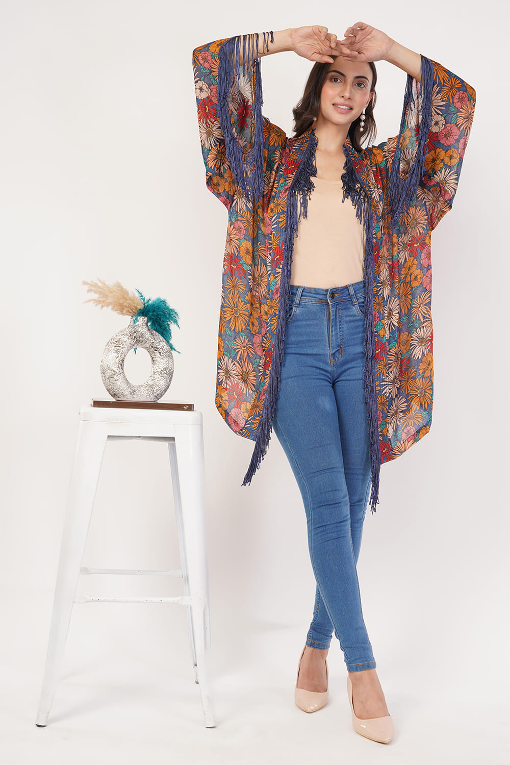 Multi Colour Kimono