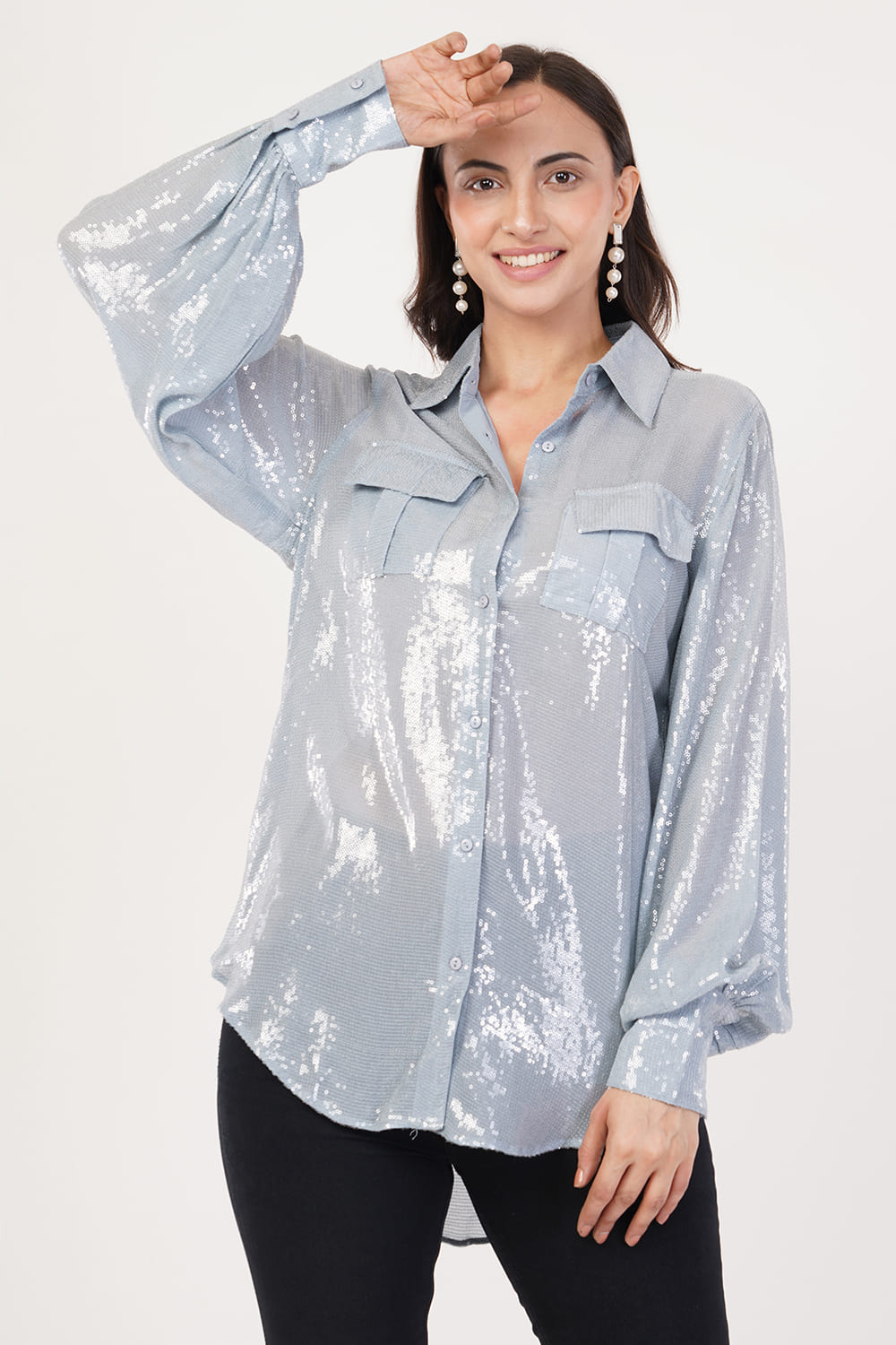 Sequence Silver Shirt