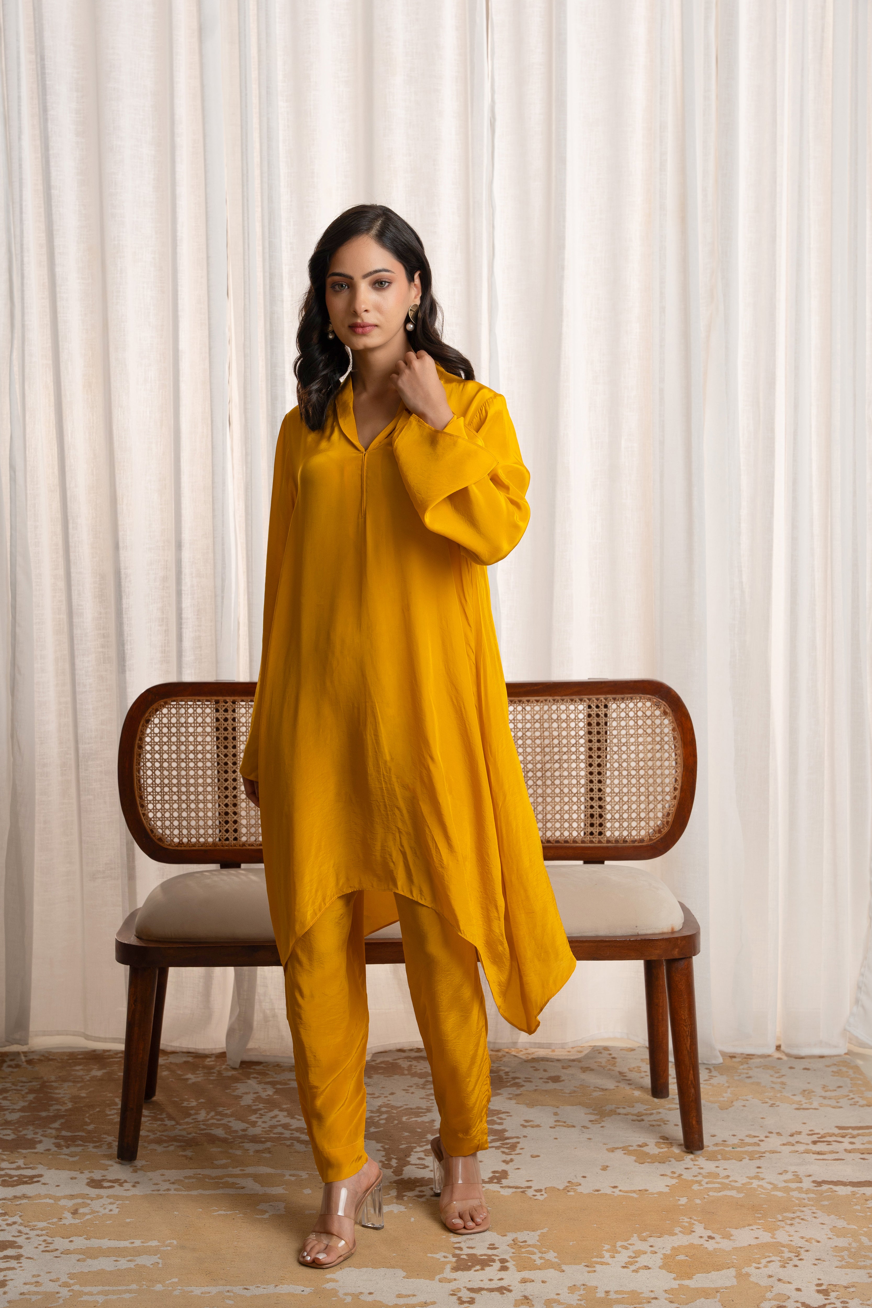 Kurta Set Mustard Color