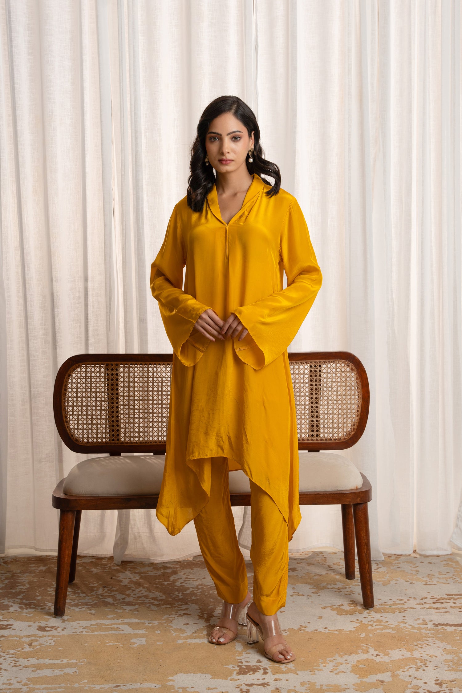 Kurta Set Mustard Color