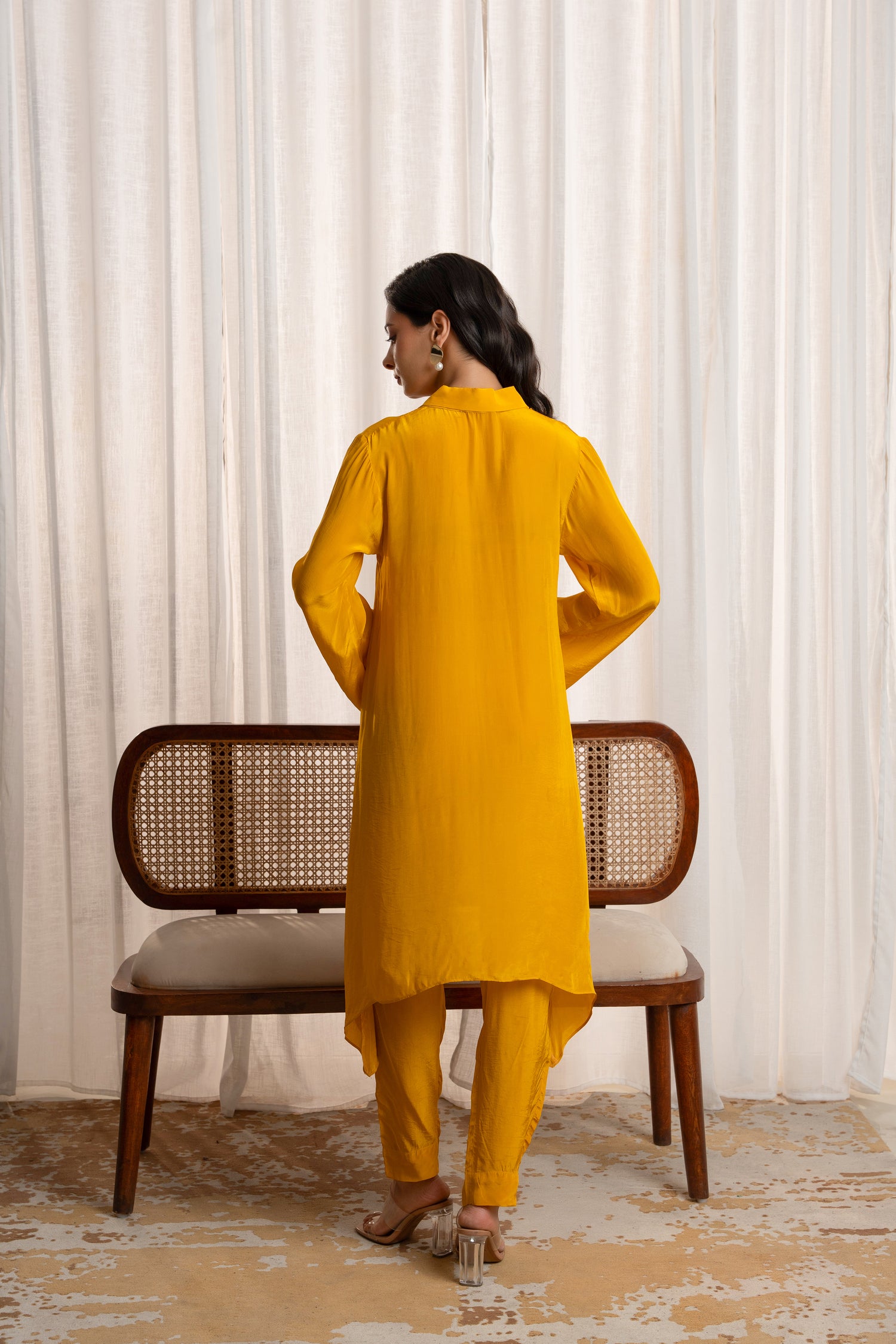 Kurta Set Mustard Color