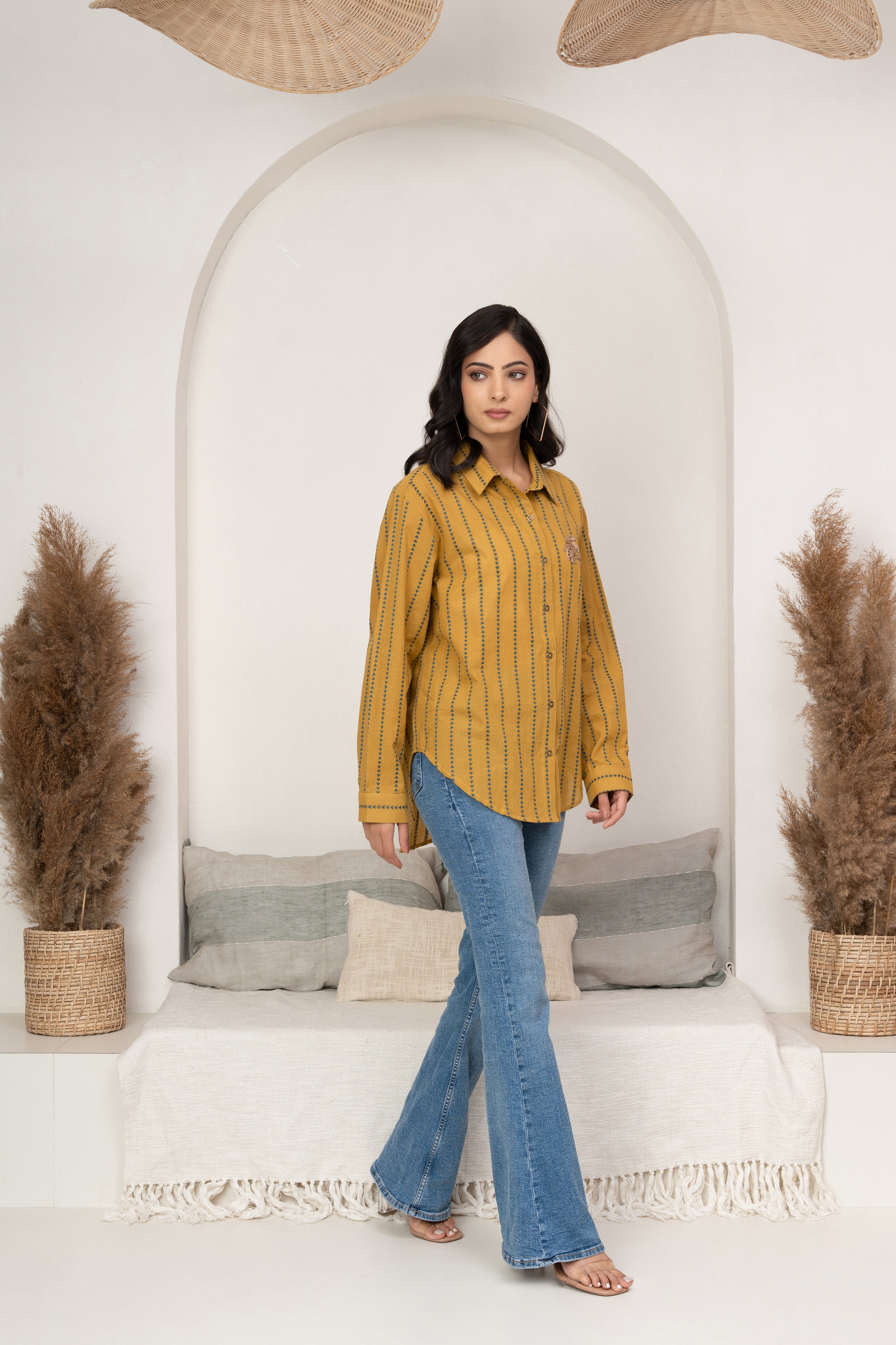 Mustard Oversize Shirt