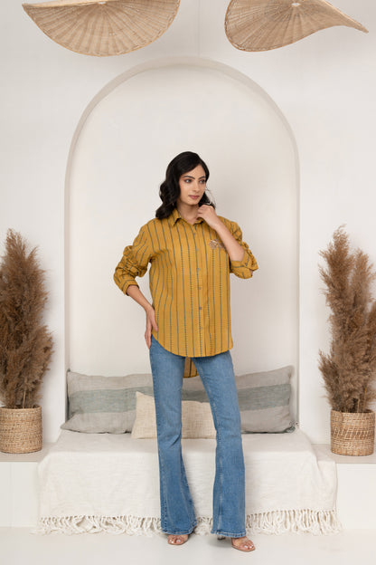 Mustard Oversize Shirt