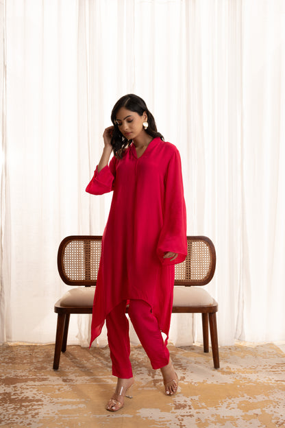 Kurta Set Pink Color