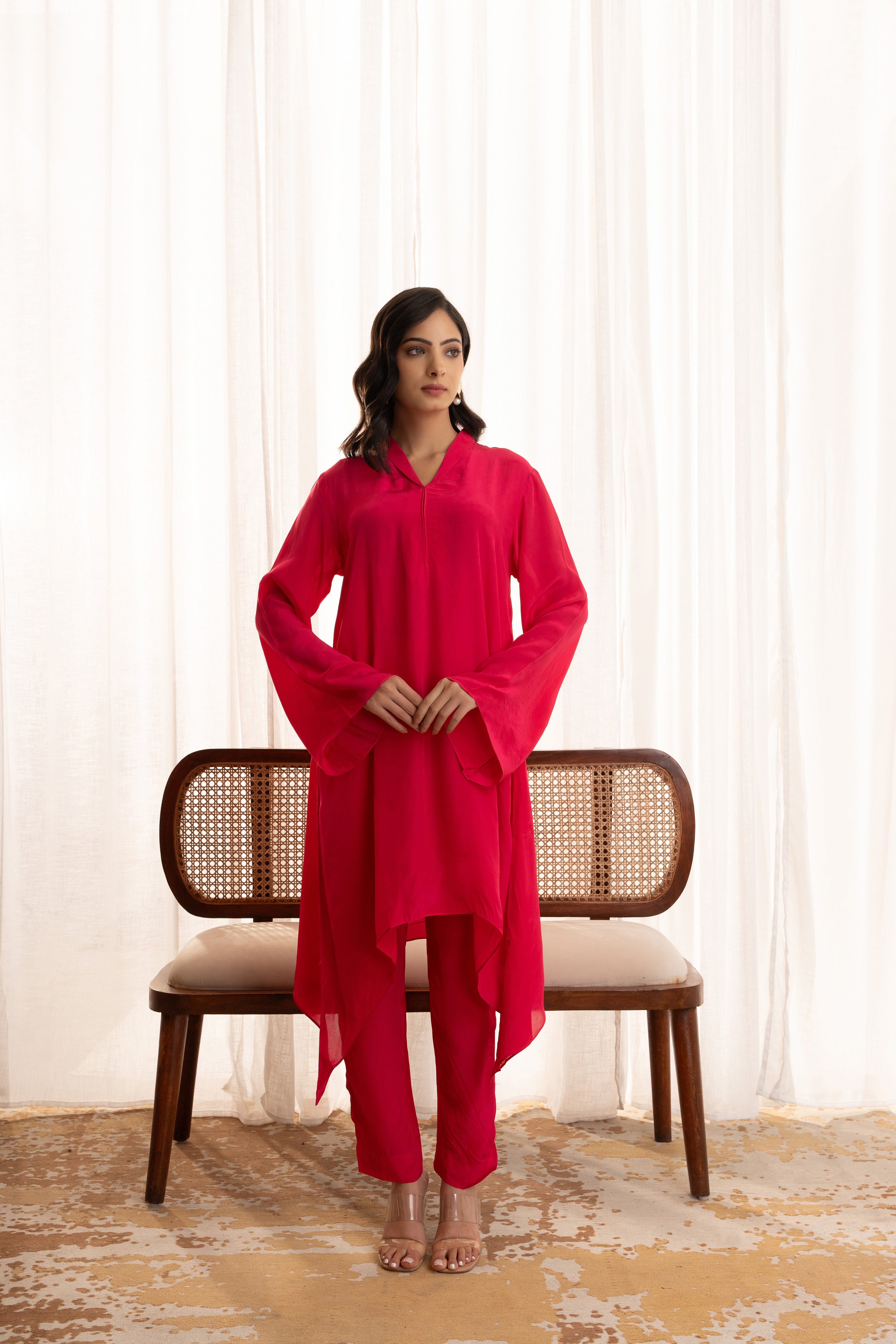 Kurta Set Pink Color